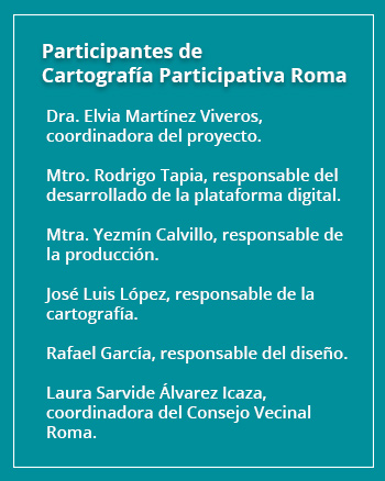 participantes cartografia roma