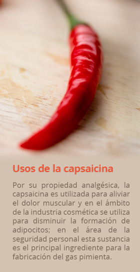 usos capsaicina