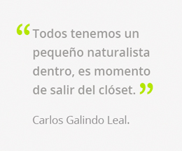 frase carlos galindo leal premiacion naturalista