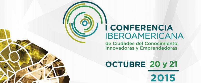 conferencia iberoamericana ciudades conocimiento poster
