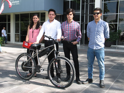 Presentacion de BiciUAQ bicicleta electrica universitaria