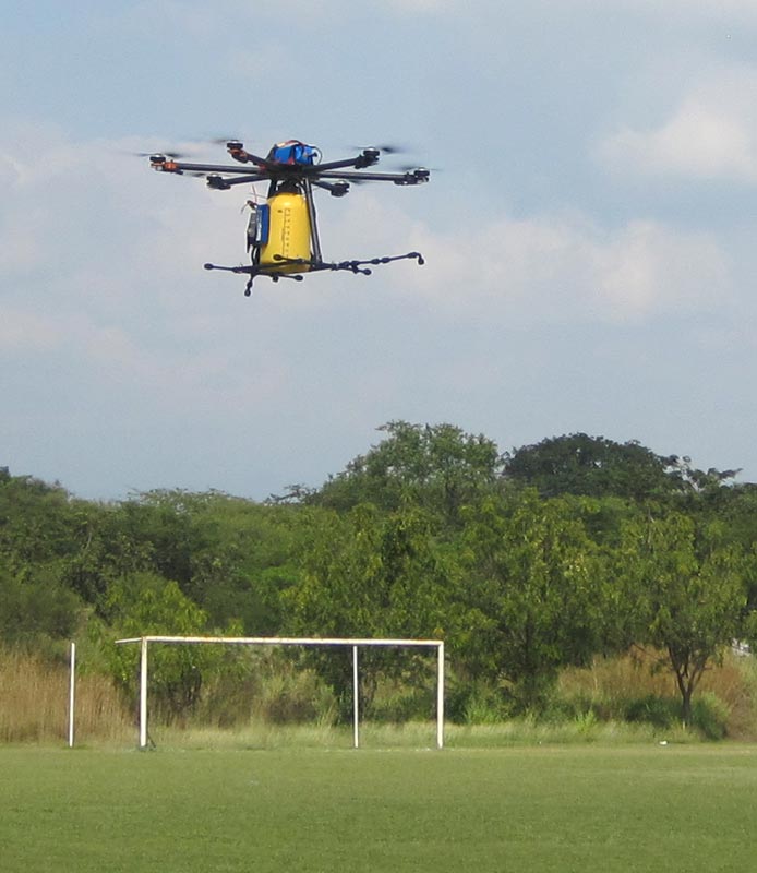 Crean estudiantes sistema de fumigacion con drones y analisis de imagenes 4