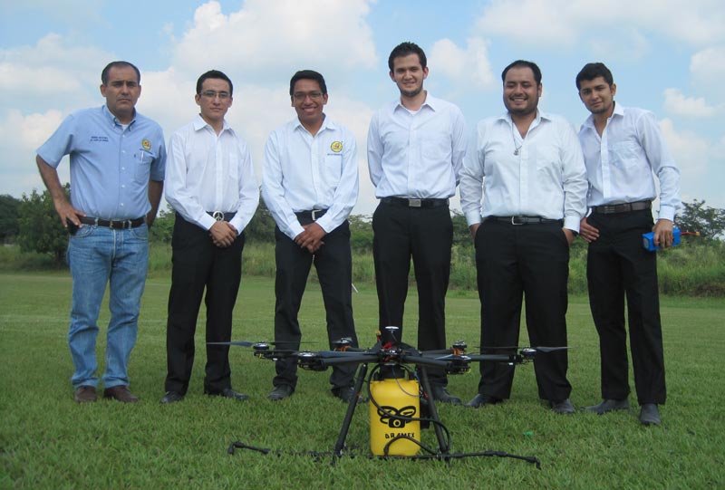 Crean estudiantes sistema de fumigacion con drones y analisis de imagenes 7