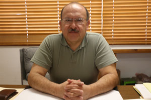 Dr. Edgar Pavia. Director de la Division de Oceanologia del CICESE. Credito Karla Navarro