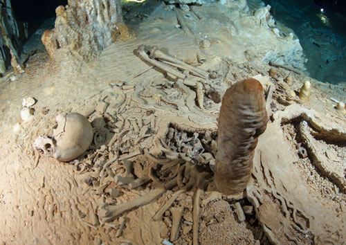 Esqueleto de Chan Hol II antes de ser saqueado propiedad de Nick Pool Liquid Jungle