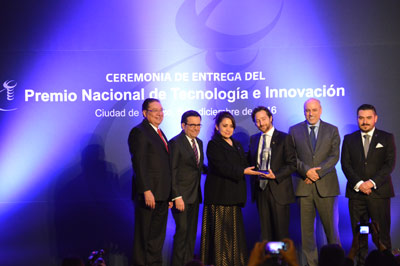 Entregan Premio Nacional de Tecnología e Innovación